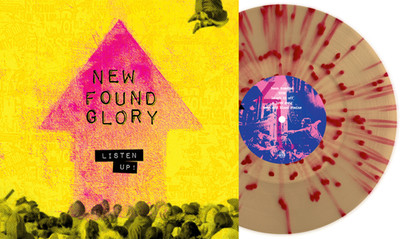 NEW FOUND GLORY Sealed Ltd 2026 LISTEN UP BEER & BLOOD COLORED VINYL RECORD