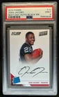 2019 Panini The National Josh Jacobs Next Day Auto Black Ink #2/7 Raiders PSA 9