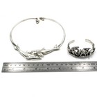Kabana Sterling Dolphin Choker Animal Kingdom Cuff Bracelet Lot of 2 #S5626-5 — photo 7