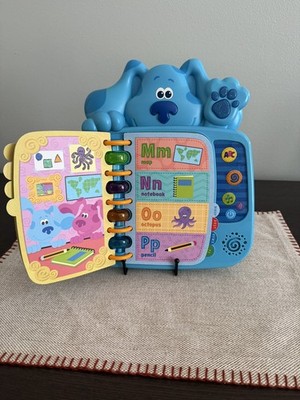 LeapFrog Blue's Clues and You Skidoo Into ABCs Book Interactive Learning *Works*
