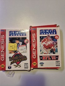 Sega Genesis Model 2 MK-1631 with Box, 2 Controllers, Cords, 14 Games Tested