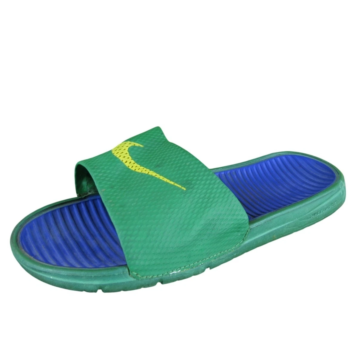 Nike Benassi Solarsoft Men\'s Size 8 Blue Teal 705474-401 Slides Sandals Nike Benassi Solarsoft Slide - Navy/Blue main image 3