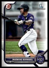 2022 Bowman Baseball #BP-46 Warming Bernabel Colorado Rockies 1st Bowman Paper