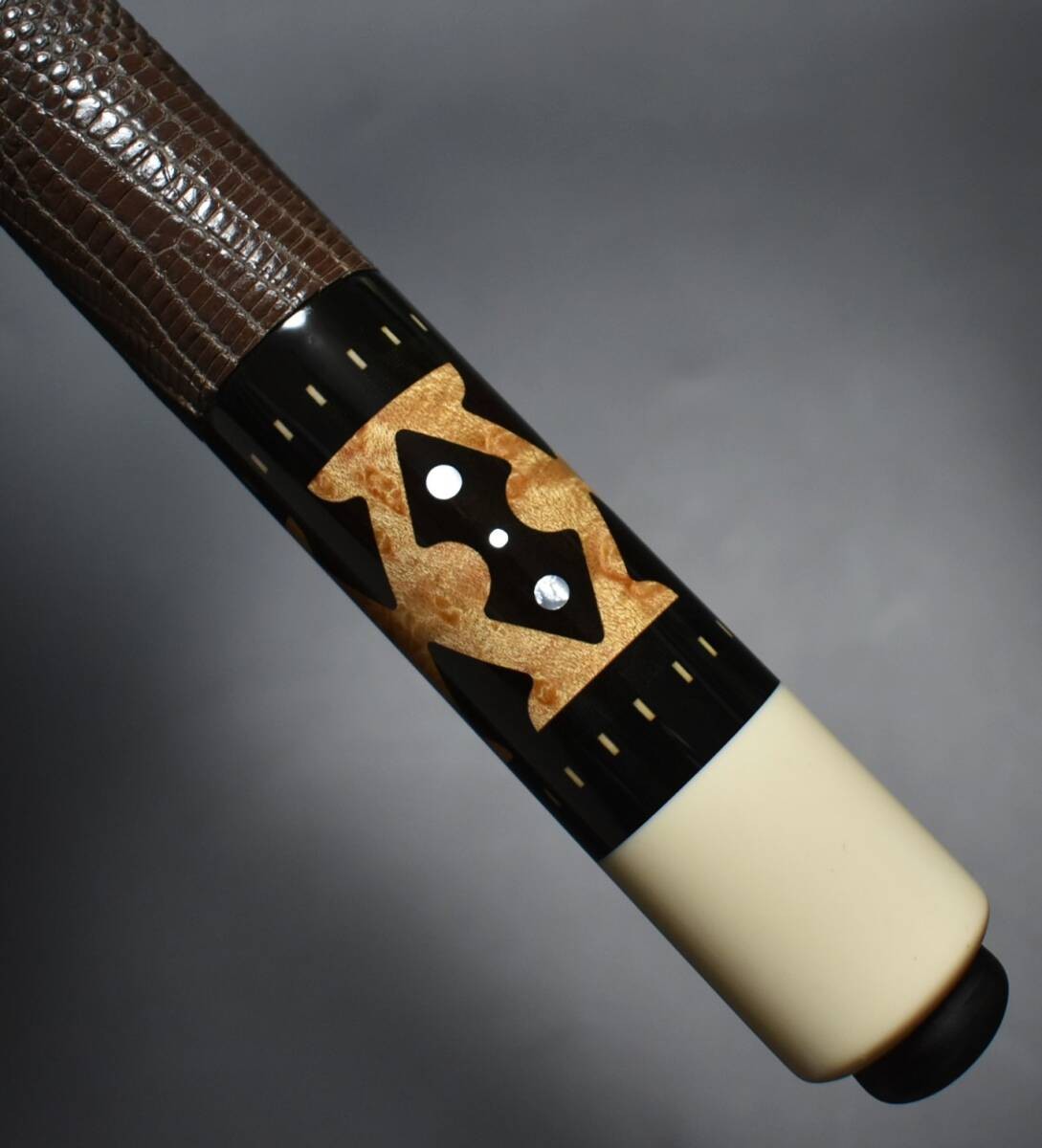 vintage 1980s ADAM Cue Helmstetter Custom One‑of‑a‑Kind Billiard