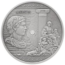 2025 Augustus Masters of Empires Silver Coin - Cameroon - 1 oz Antique Finish 95.32 per troy oz