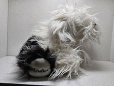Dulux Dog Fluffy Grey White Old English Sheepdog Puppy Soft Toy Plush 10" Logo