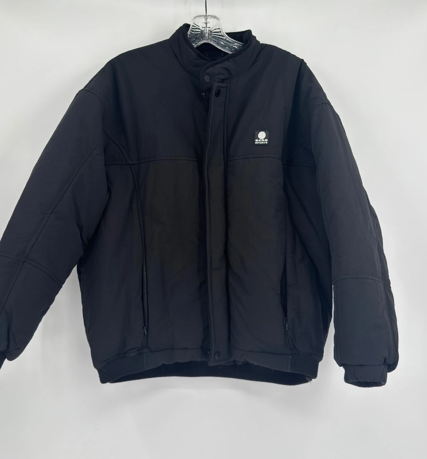 Sisters and Seekers Womens Black Snap Full Zip Snow Ski Jacket Sz S