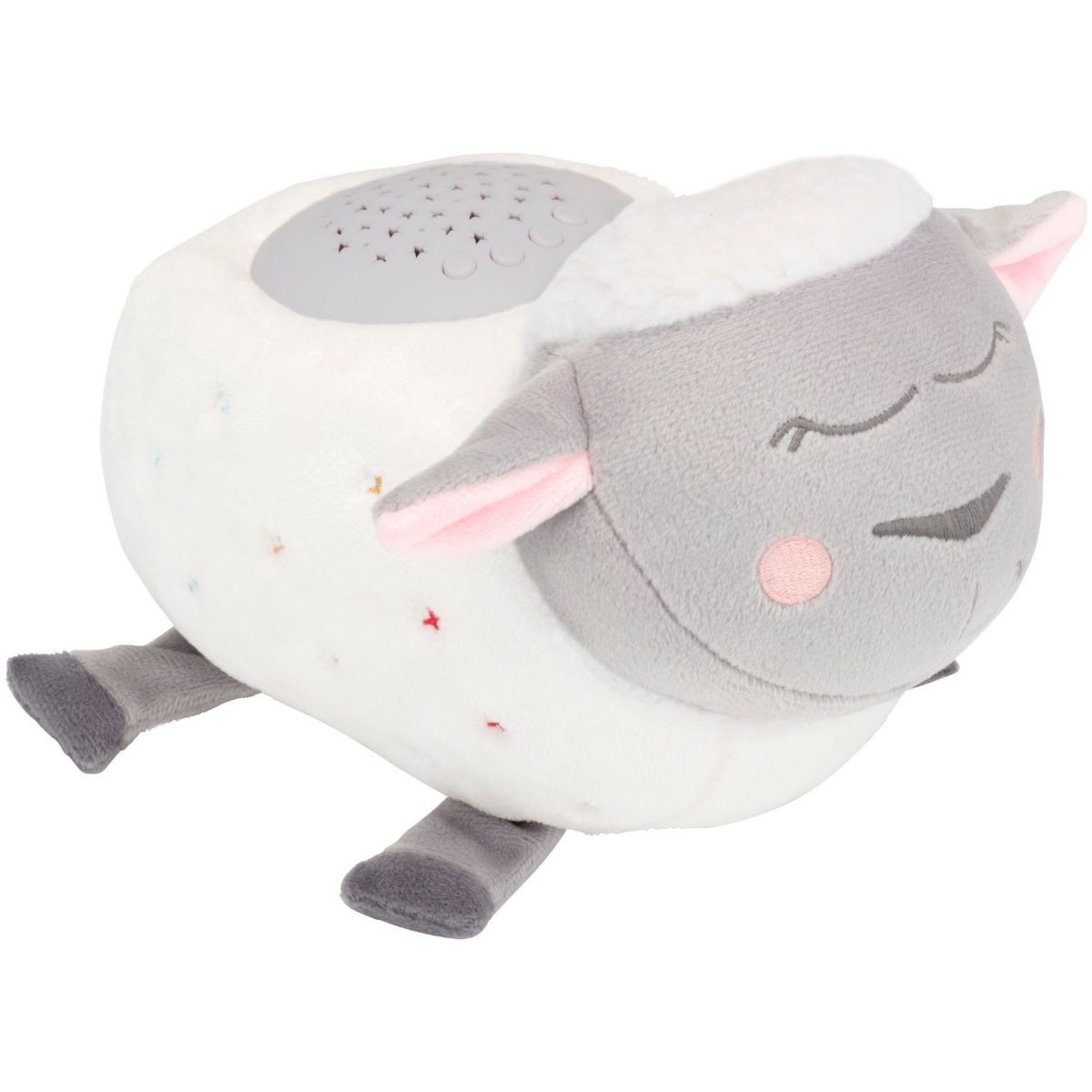 Veilleuse Badabulle mouton peluche projecteur d'étoiles pour rassurer bébé