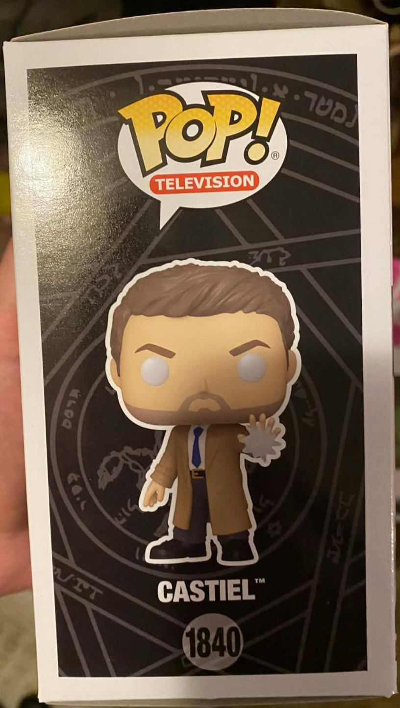 Funko Pop! Vinyl: Supernatural - Castiel (Glow) Exclusive #1840 W/ Protector 