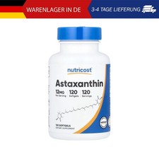 Nutricost, Astaxanthin, 12 mg, 120 Weichkapseln