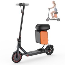 Electric Scooter with Seat - 8.5" Solid Tire, Powerful 350W Motor, Top Speed ...