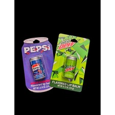 Mountain dew and cherry Pepsi 2 pack lip balm