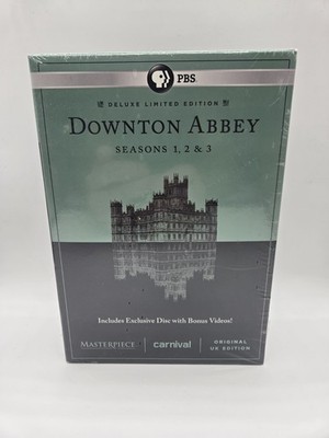 DOWNTOWN ABBEY SEASONS 1,2 & 3 DELUXE LIMITED EDITION w Bonus Disc