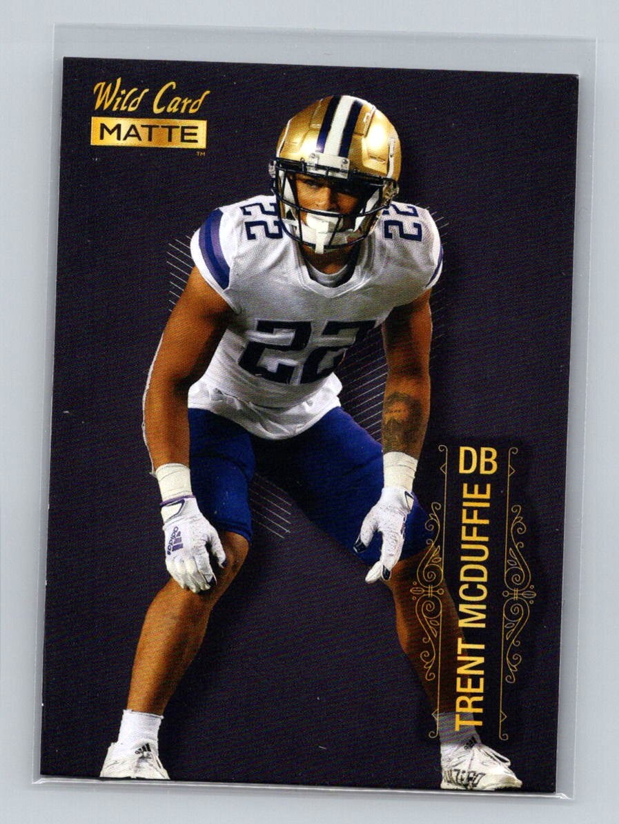 2022 Wild Card Matte #MB-107 Trent Mcduffie Black