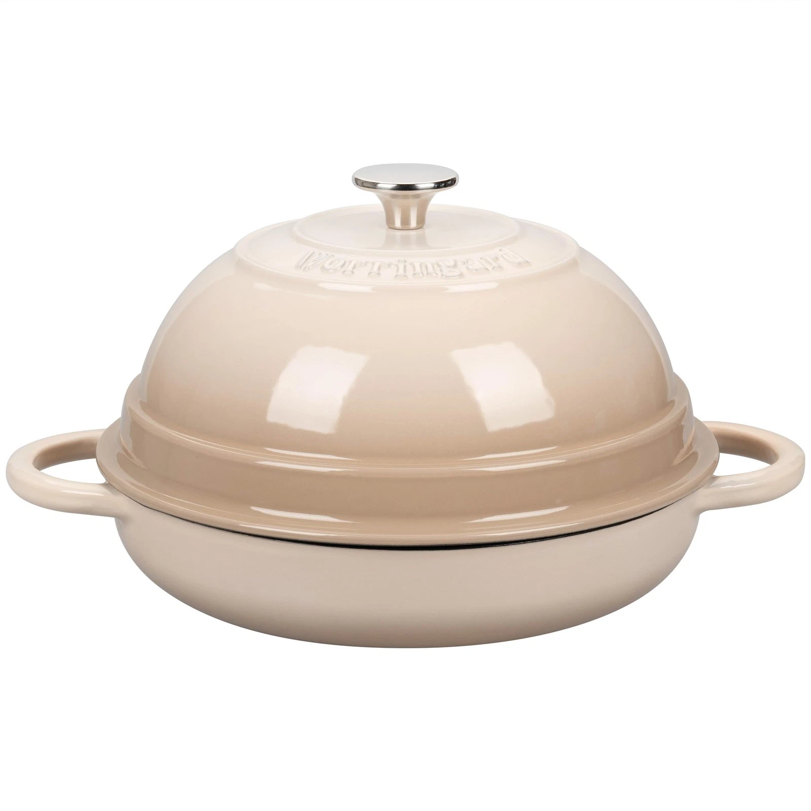 Cast Iron Enameled Dutch Oven Pot with Lid for Bread Baking, Bread Oven, 6 Qu...