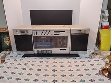 Vintage Sony CFS-3000 Boombox  FM/AM Radio  Cassette  1980s Japan  Tested