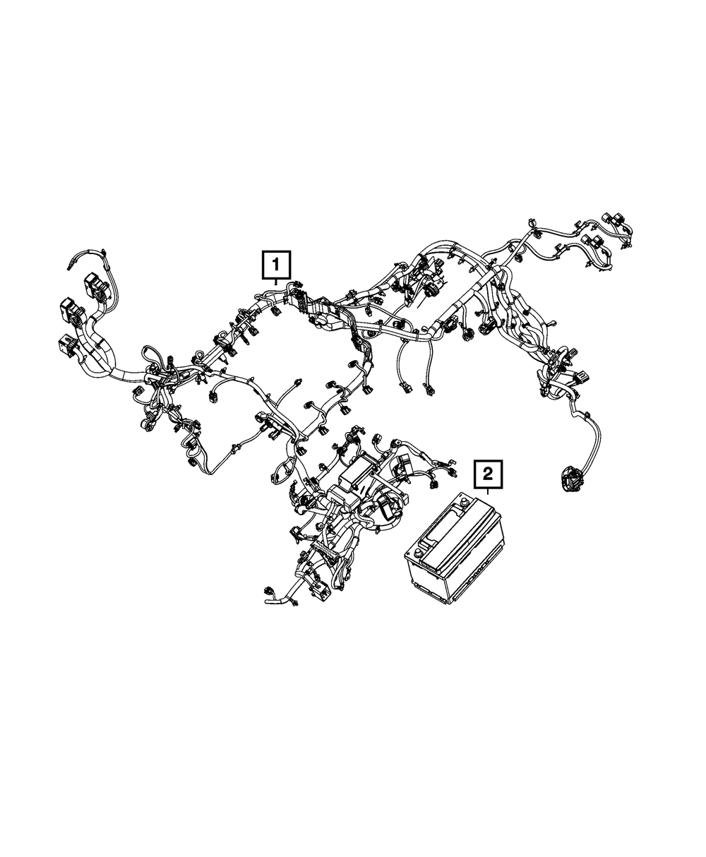 Genuine Mopar Transmission Wiring 68433513AB