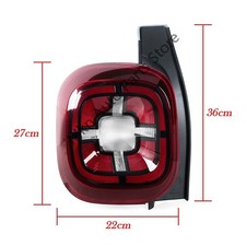 Luz Trasera LED Piloto Izquierda Para Duster 2013-2017 | Número OE 265553627R | Fácil Instalación