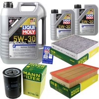 Mann Inspektionspaket 7L Liqui Moly Special Tec 5W-30 FüR Jaguar XF 3.0