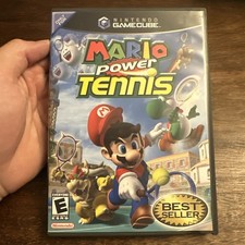 Mario Power Tennis (Nintendo GameCube, 2004) Complete CIB - Tested - Authentic