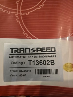 NEW TRANSPEED U240E U241E Auto Trans Master Rebuild Kit Clutch TOYOTA LEXUS