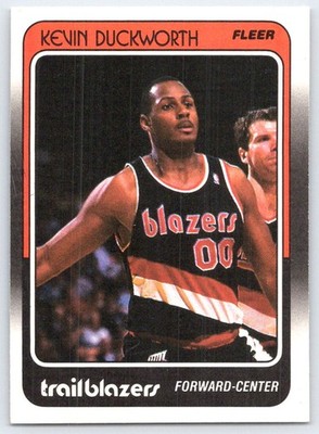 1988-89 Fleer #93 Kevin Duckworth Portland Trail Blazers