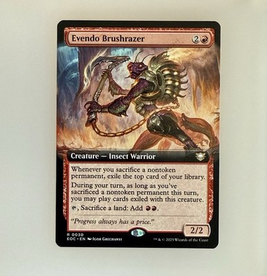 MTG: Evendo Brushrazer (Extended Art) Commander: Edge of Eternities Regular NM