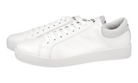 Prada Leder Downtown Sneaker - 2EG374 - Weiss - Neu - 12 46