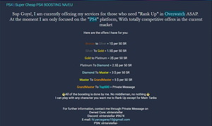 overwatch boost