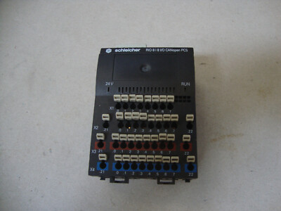 Schleicher RIO 8I8I/O Canopen PCS, (R5.362.8168.8) 24V EXCELLENT!!!