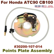 Points Plate Assembly For HONDA ATC90 CT90 S90 SL90 CB100 CL100 #30200-107-014