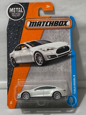 2016 Matchbox TESLA MODEL S Long Card #26/125 Diecast 1/64