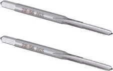 2pcs No 256 Unc Thread Tap Right Hand Hss 2 X 56 Unc Straight Fluted Machine Tap
