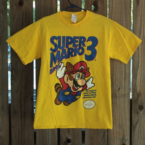Super Mario Bros 3 Yellow T Shirt 