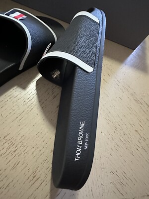 Thom Browne Logo Slide Sandal Men’s sz 7 (40 EU)  Authentic Designer Luxury Thom Browne Slides Sandals Navy US Size 7 EU Size 40 | eBay main image 2