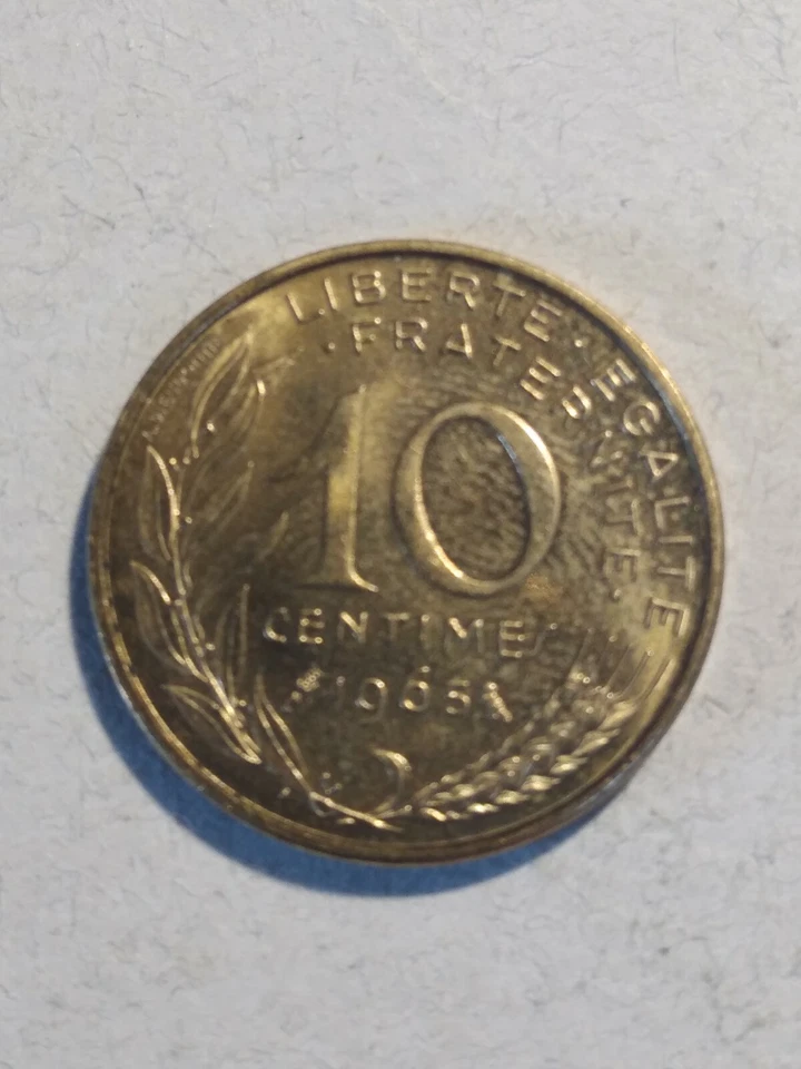 10 CENTIMES 1965 MARIANNE - SUP - Photo 4/4