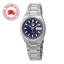 Seiko 5 SNKC51J1 Date/Day Stainless Steel 21 Jewels Automatic Mens Watch 30M