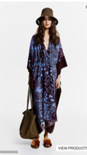 BNWT H&M The White Lotus 2025 PATTERNED KAFTAN Beach DRESS resort studio holiday