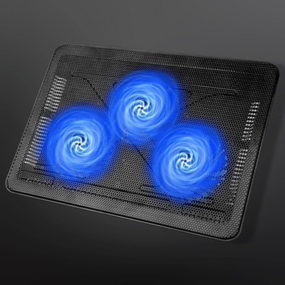 HV-F2056 15.6''-17'' Laptop Cooler Cooling Pad, USB Powered, 3 Fans