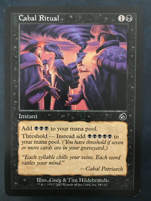 Cabal Ritual (NM) - Torment - English Magic MTG - Commander EDH | eBay