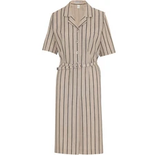 Paul Mausner (France) 80s, Slub Linen, 1940s Utility Lineage