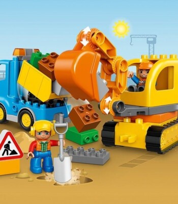 LEGO DUPLO: Truck Tracked Excavator (10812) Acquisti Online su