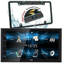 JVC KW-M150BT 6.8" Touchscreen Digital Media Receiver  License Plate Rare Cam