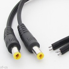 1pc0.25m 18AWG DC Power Cable Pigtail 5.5x2.1mm DC Male For CCTV Security Camera