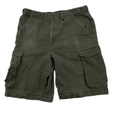 Boy Scouts Of America Green Classic Cargo Shorts Size 33x10