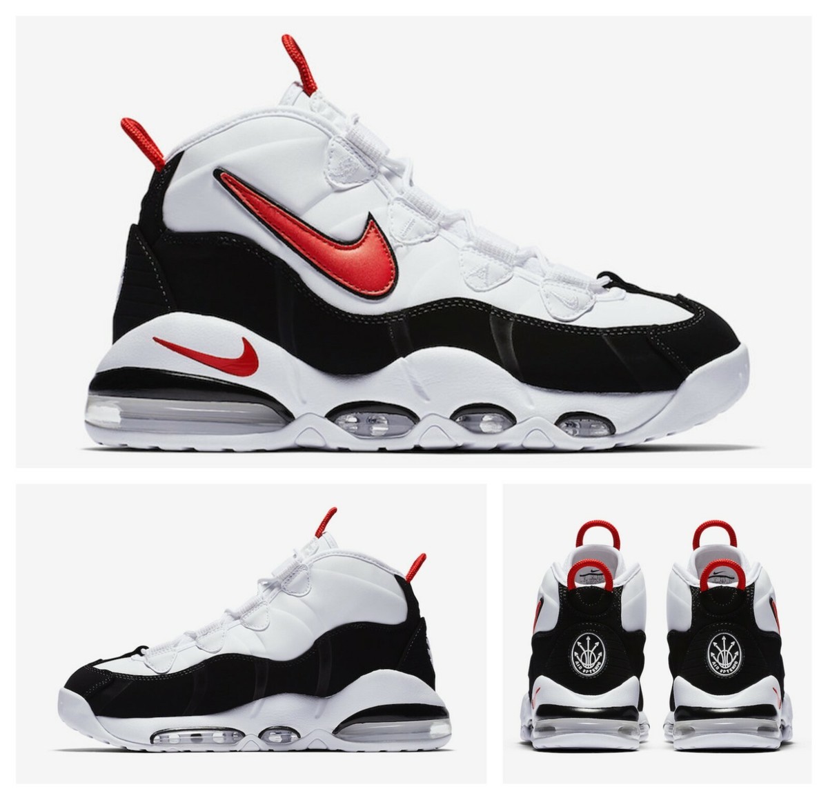 Nike Air Max Uptempo 95 OG Pippen White Black Red More 1 I Chicago