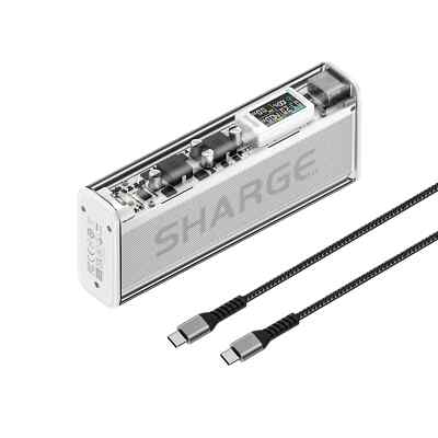 SHARGE-X1i-S- Shargeek 140W Power Bank- Silver
