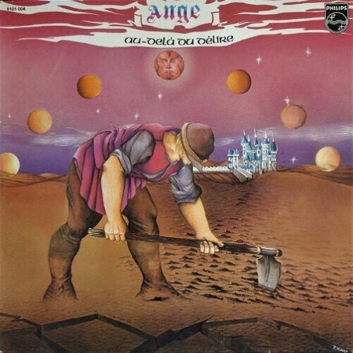 ANGE Au-Dela Du Delire Vinyl Record Album LP French Philips 1974 Prog Rock Music - Afbeelding 1 van 6