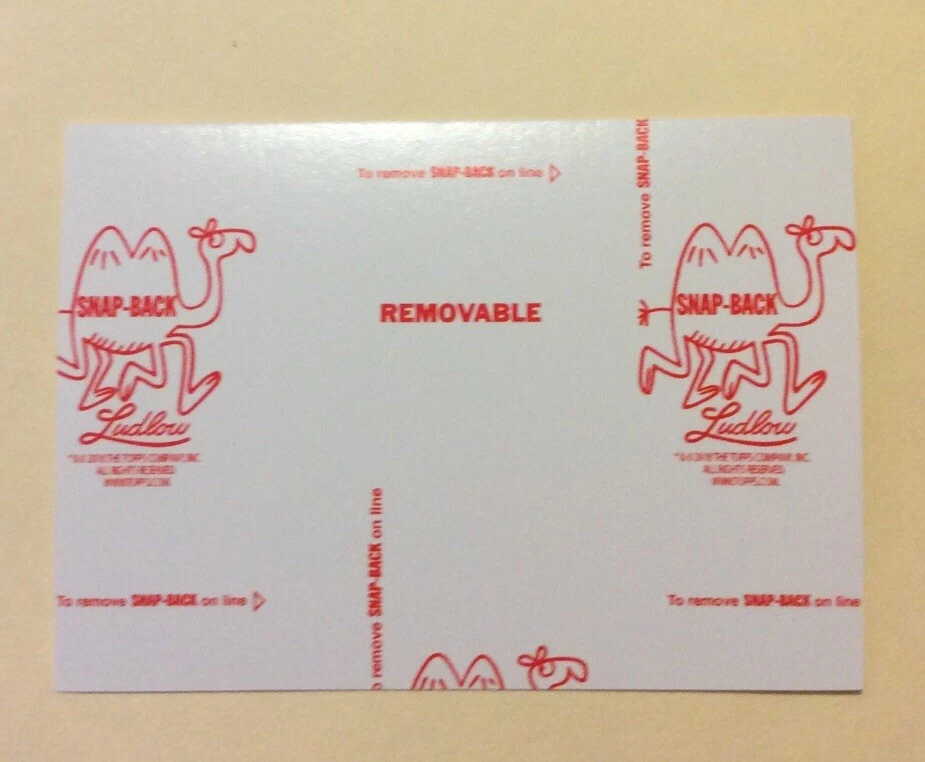 2020 Wacky Packages Thick Tac Foolish Mints Ludlow Back #2 - Image 2 of 2