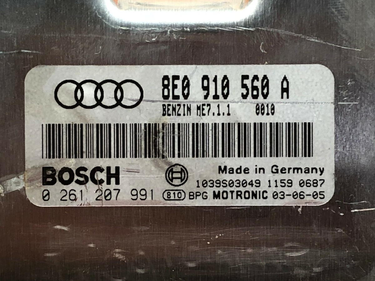 PLUG & PLAY AUDI S4 4.2 ECM ECU CONTROL MODULE PCM 8E0910560A ME7